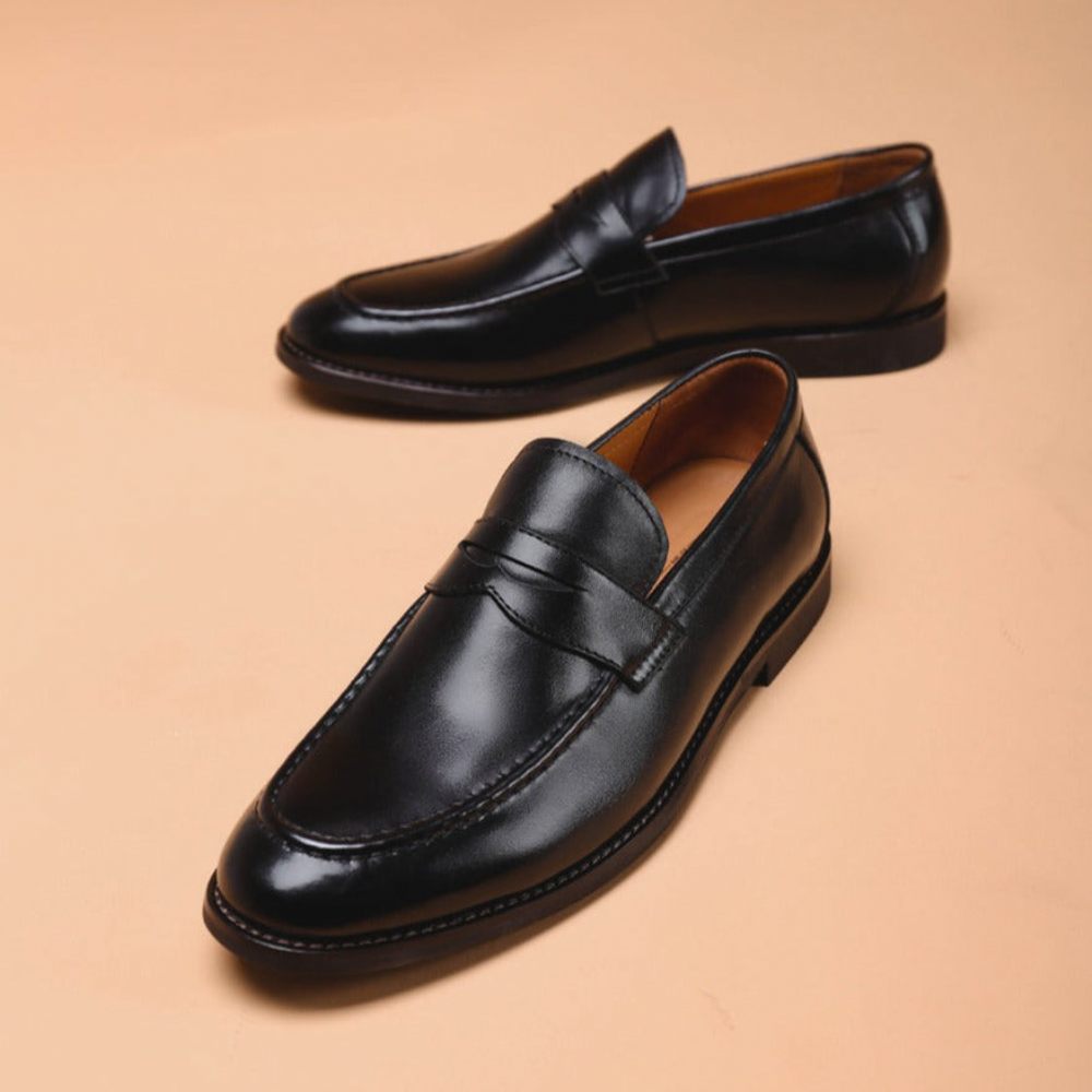 Chaussures Formelles Pour Hommes Mocassins Mariage - Noir