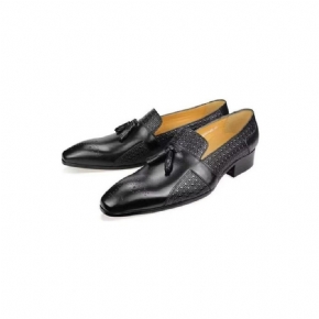 Chaussures Formelles Pour Hommes Mocassins Mariage Richelieu Cuir Oxford