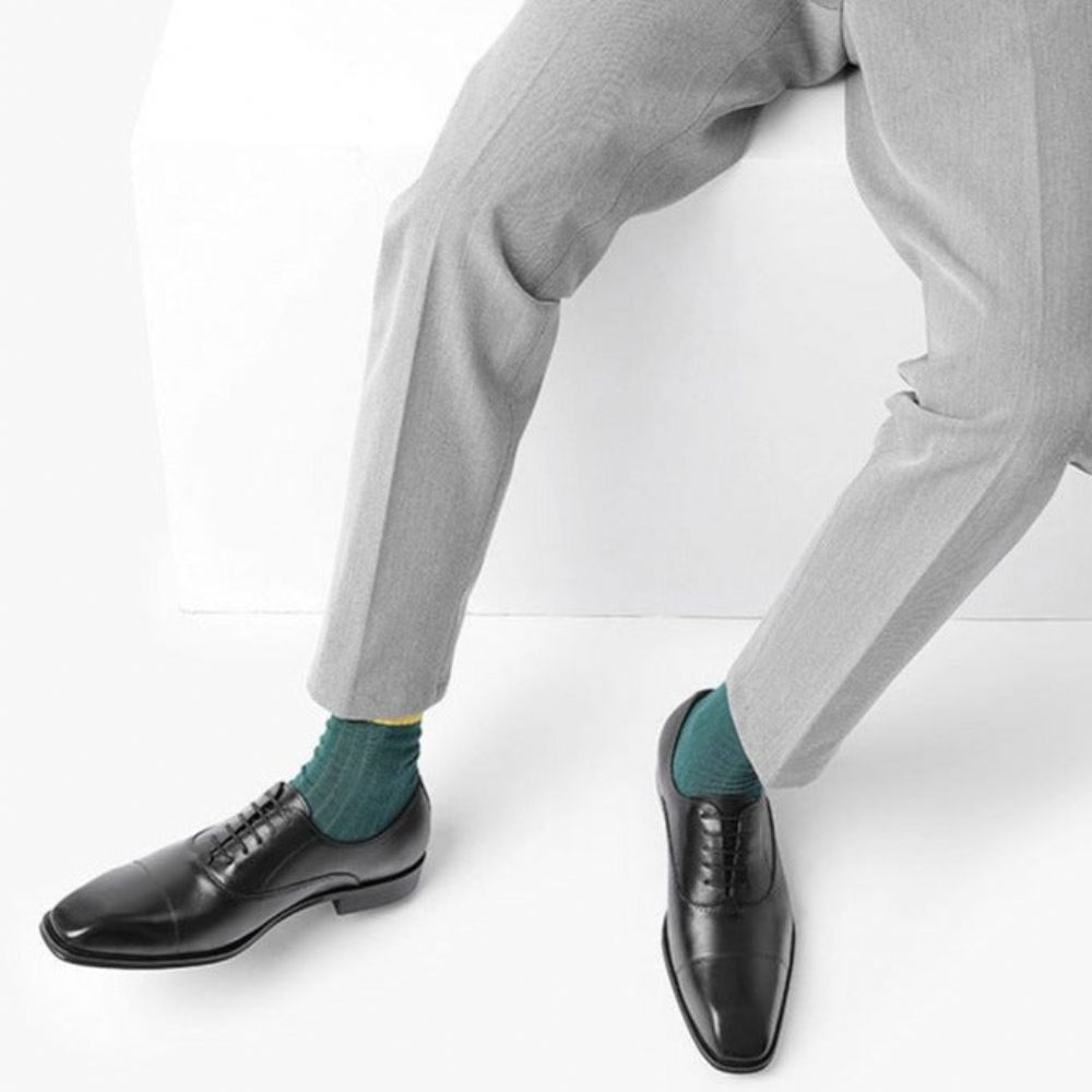 Chaussures Formelles Pour Hommes Oxford À Bout Pointu - Noir