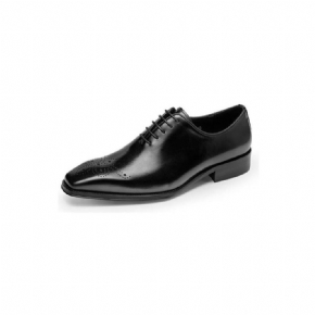 Chaussures Formelles Pour Hommes Oxford Élégantes Cuir Vache Luxe