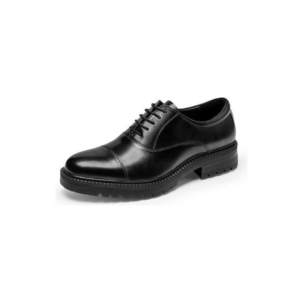 Chaussures Formelles Pour Hommes Oxford À Motif Exotique - Noir