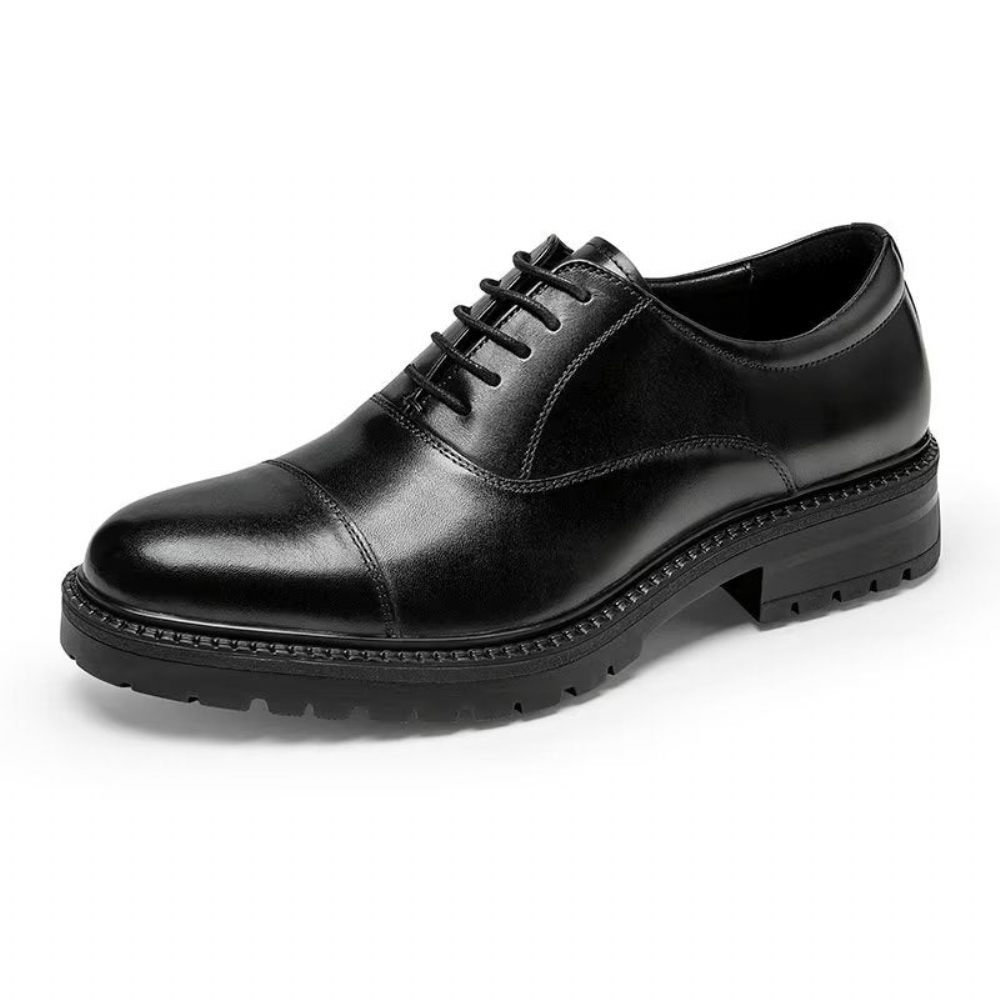 Chaussures Formelles Pour Hommes Oxford À Motif Exotique - Noir