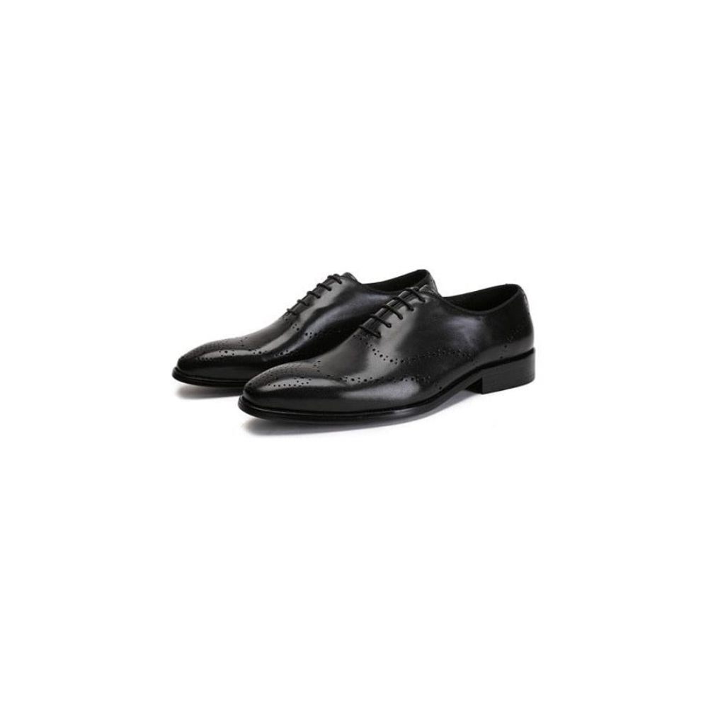 Chaussures Formelles Pour Hommes Richelieu Cuir Vache Exotique