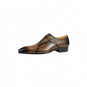 Chaussures Formelles Pour Hommes Richelieu Mariage Cuir Véritable Élégantes