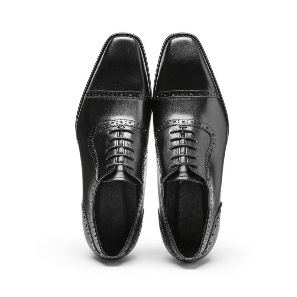 Chaussures Formelles Pour Hommes Richelieus Chics - Noir