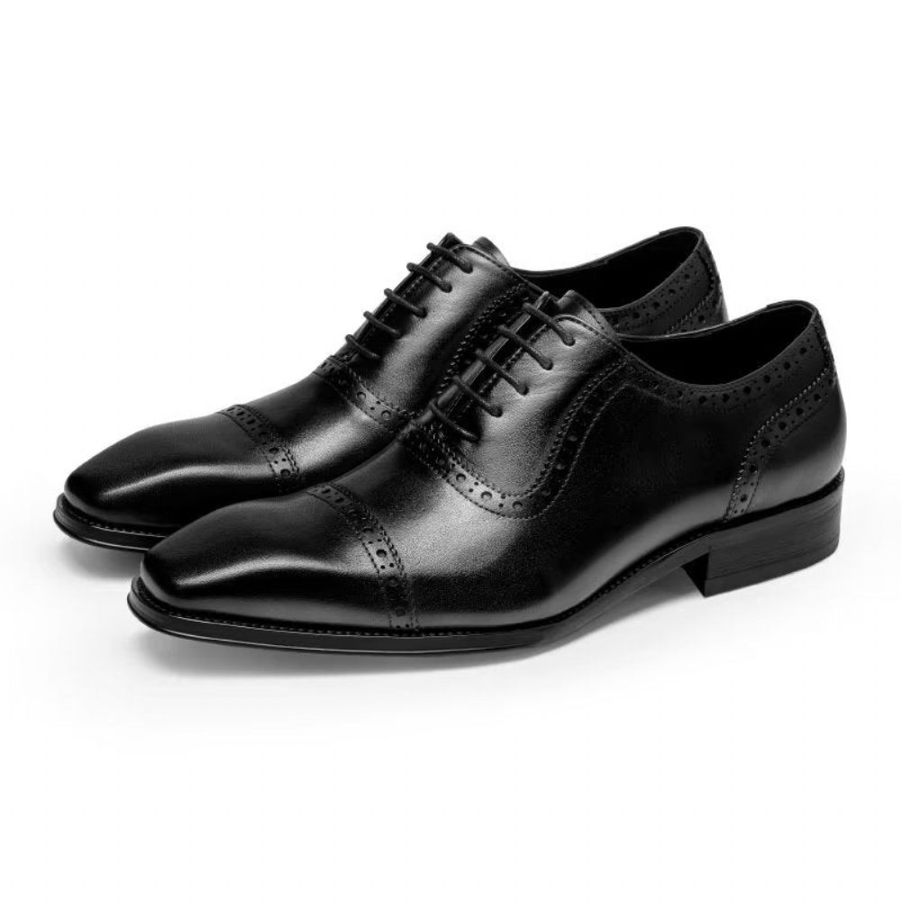 Chaussures Formelles Pour Hommes Richelieus Chics - Noir