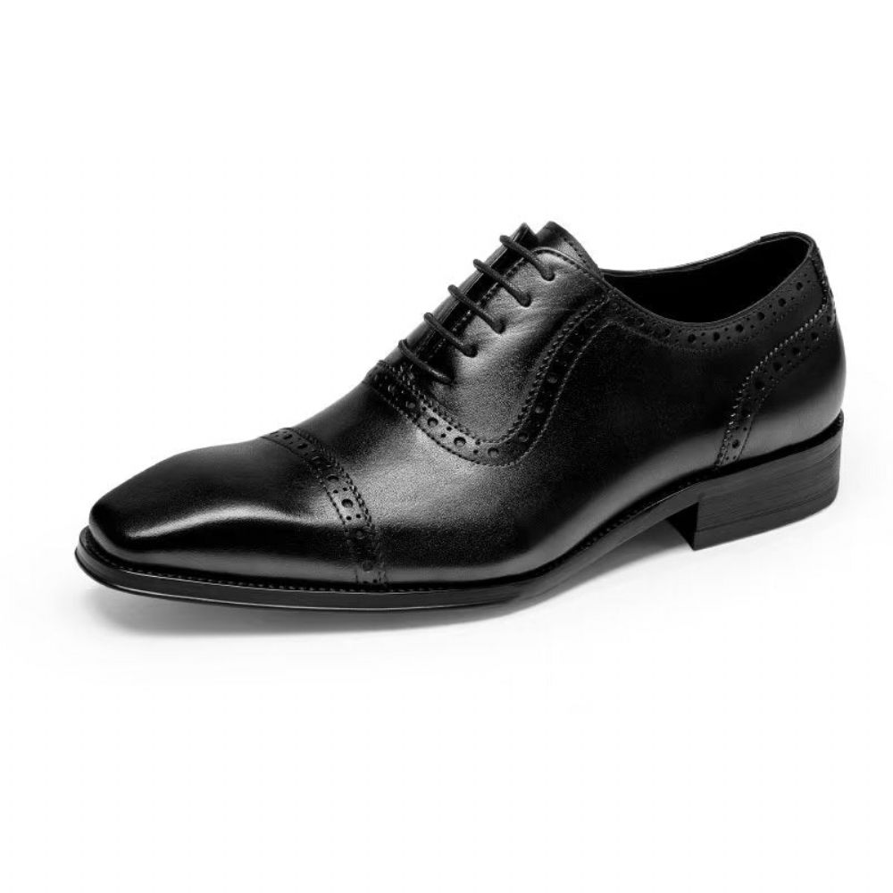 Chaussures Formelles Pour Hommes Richelieus Chics - Noir