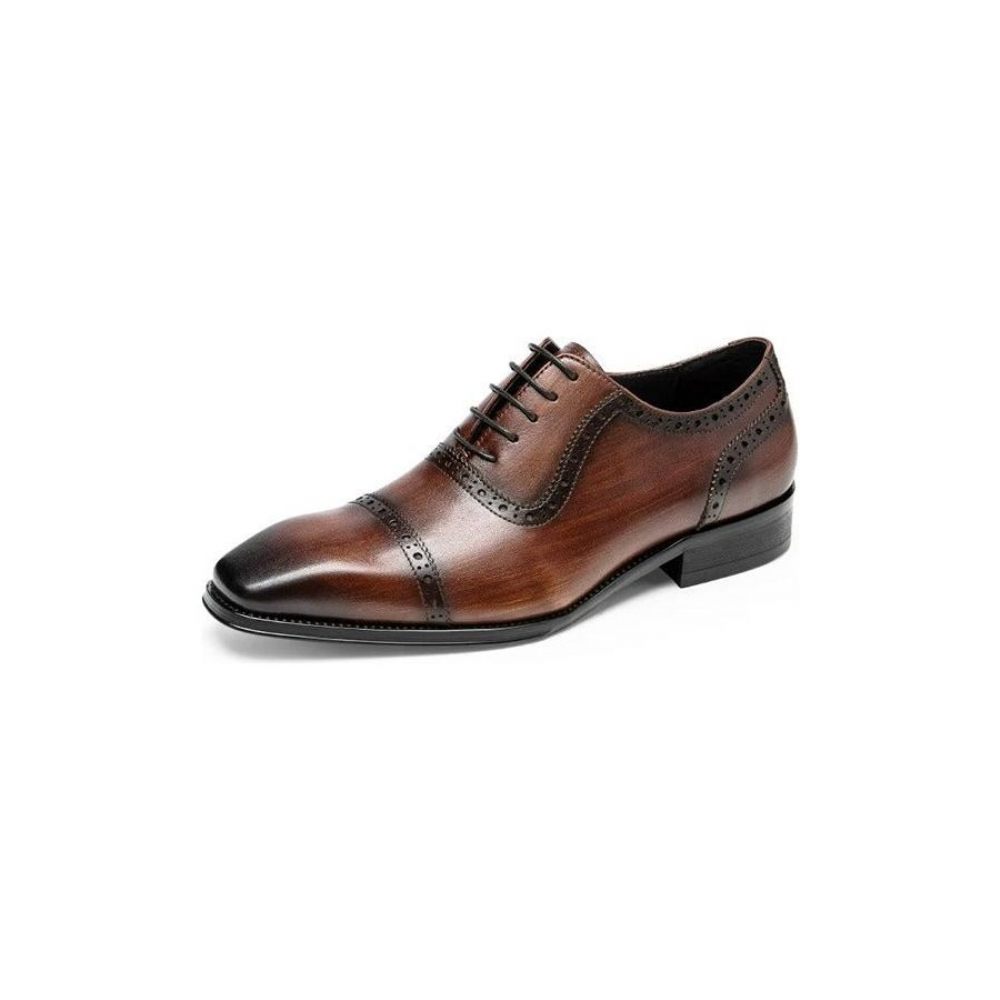 Chaussures Formelles Pour Hommes Richelieus Chics - Café