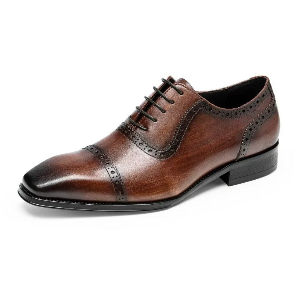 Chaussures Formelles Pour Hommes Richelieus Chics - Café