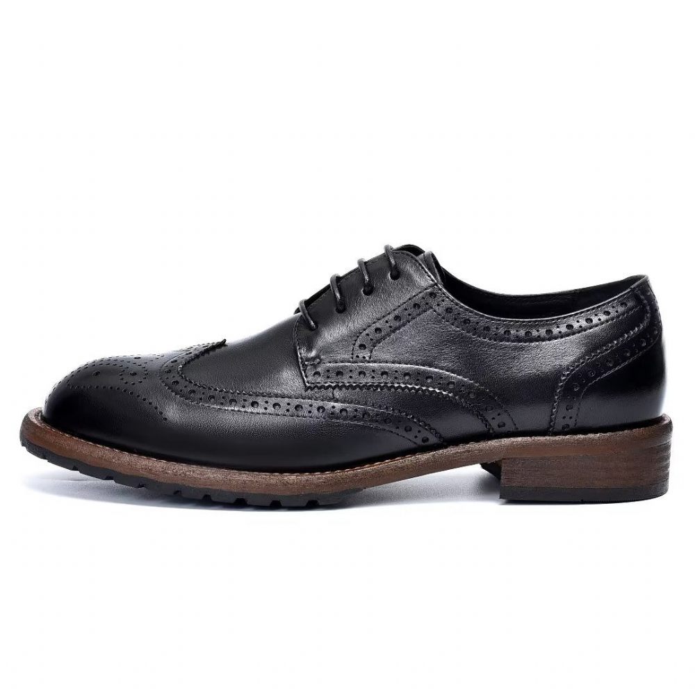 Chaussures Formelles Pour Hommes Richelieus Exquis - Noir