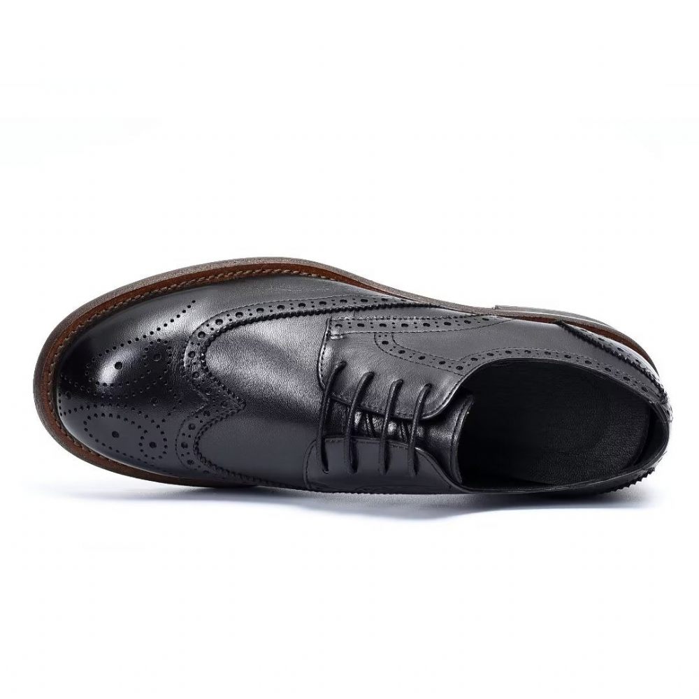 Chaussures Formelles Pour Hommes Richelieus Exquis - Noir