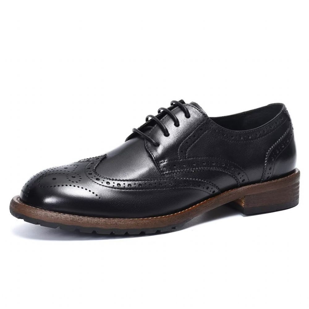 Chaussures Formelles Pour Hommes Richelieus Exquis - Noir