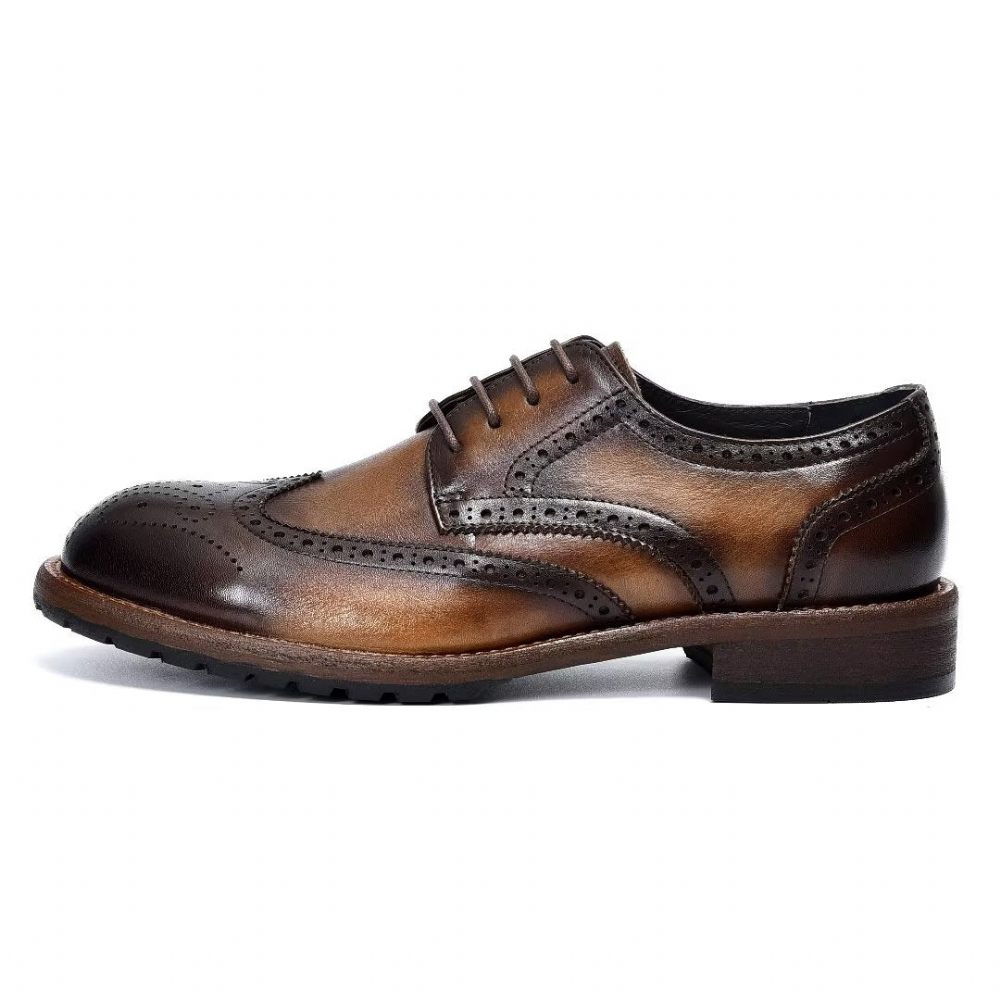 Chaussures Formelles Pour Hommes Richelieus Exquis - Café