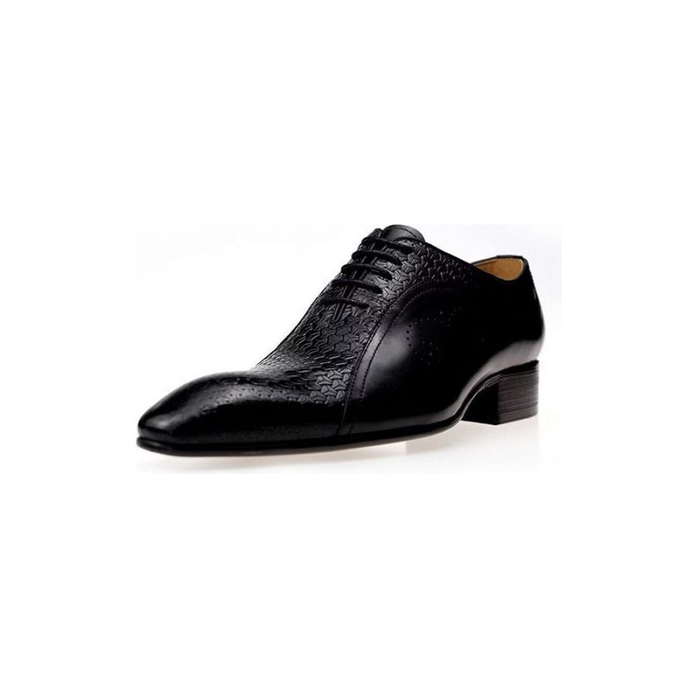 Chaussures Formelles Pour Hommes Richelieus Mariage Cuir Opulent