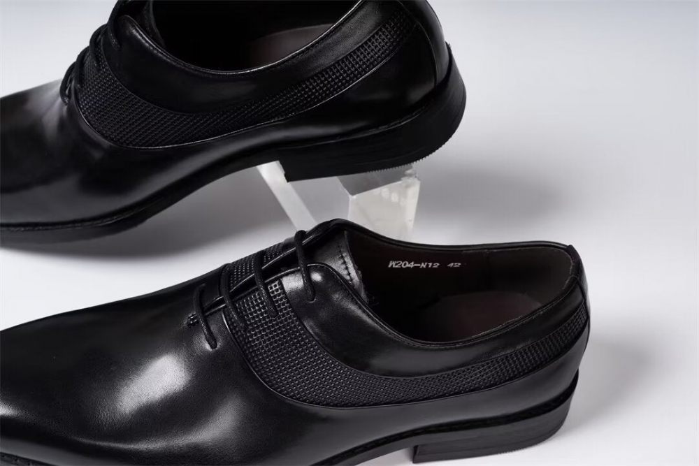 Chaussures Formelles Pour Hommes Robe D'entreprise Luxe Staples - Noir