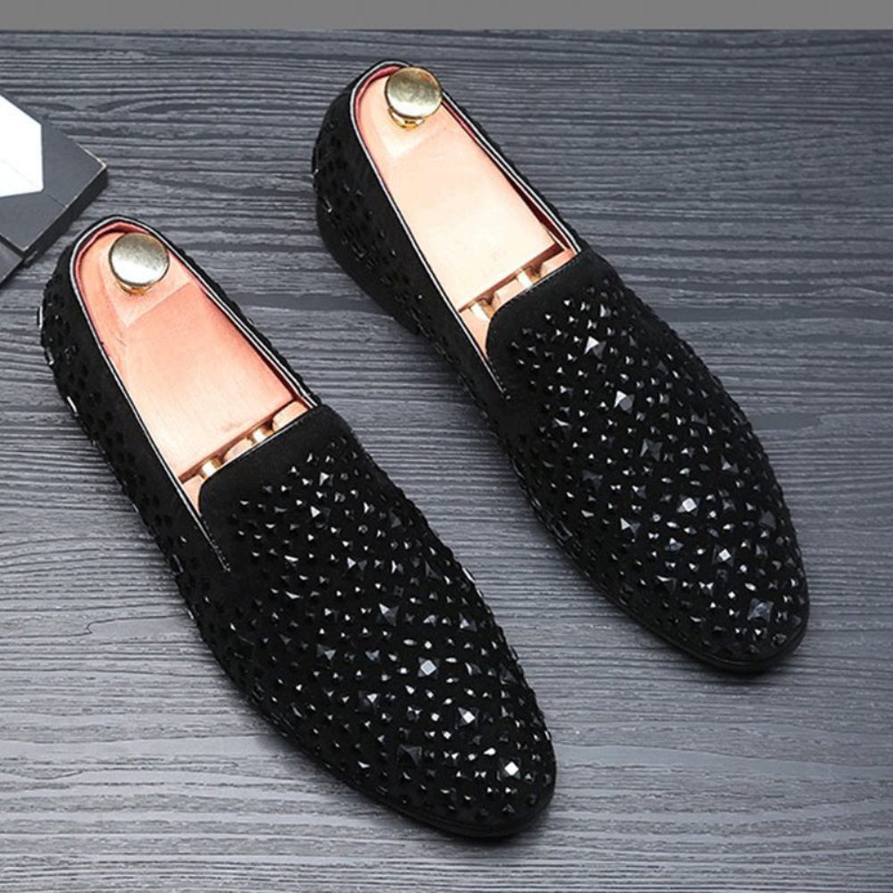 Chaussures Formelles Pour Hommes Robe Mariée Créateur - Noir