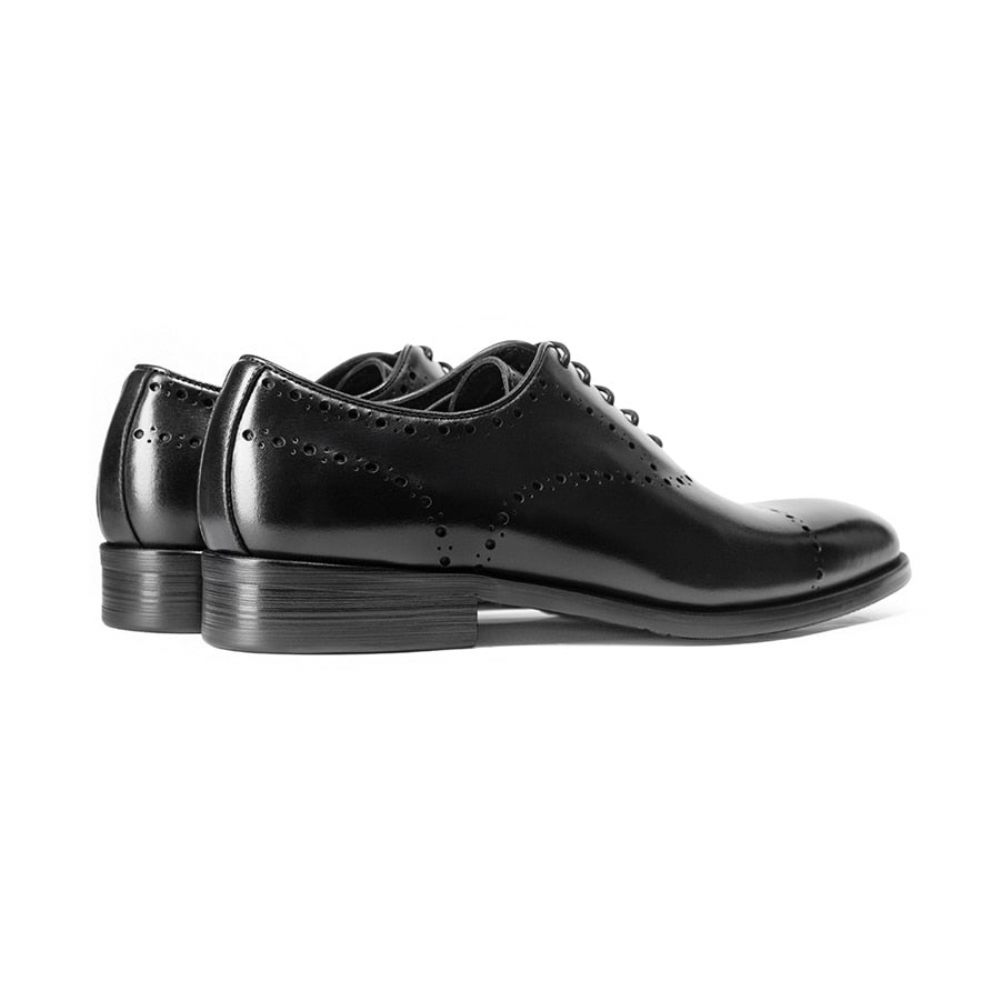 Chaussures Formelles Pour Hommes Robe Mariée À Lacets Exotiques - Noir