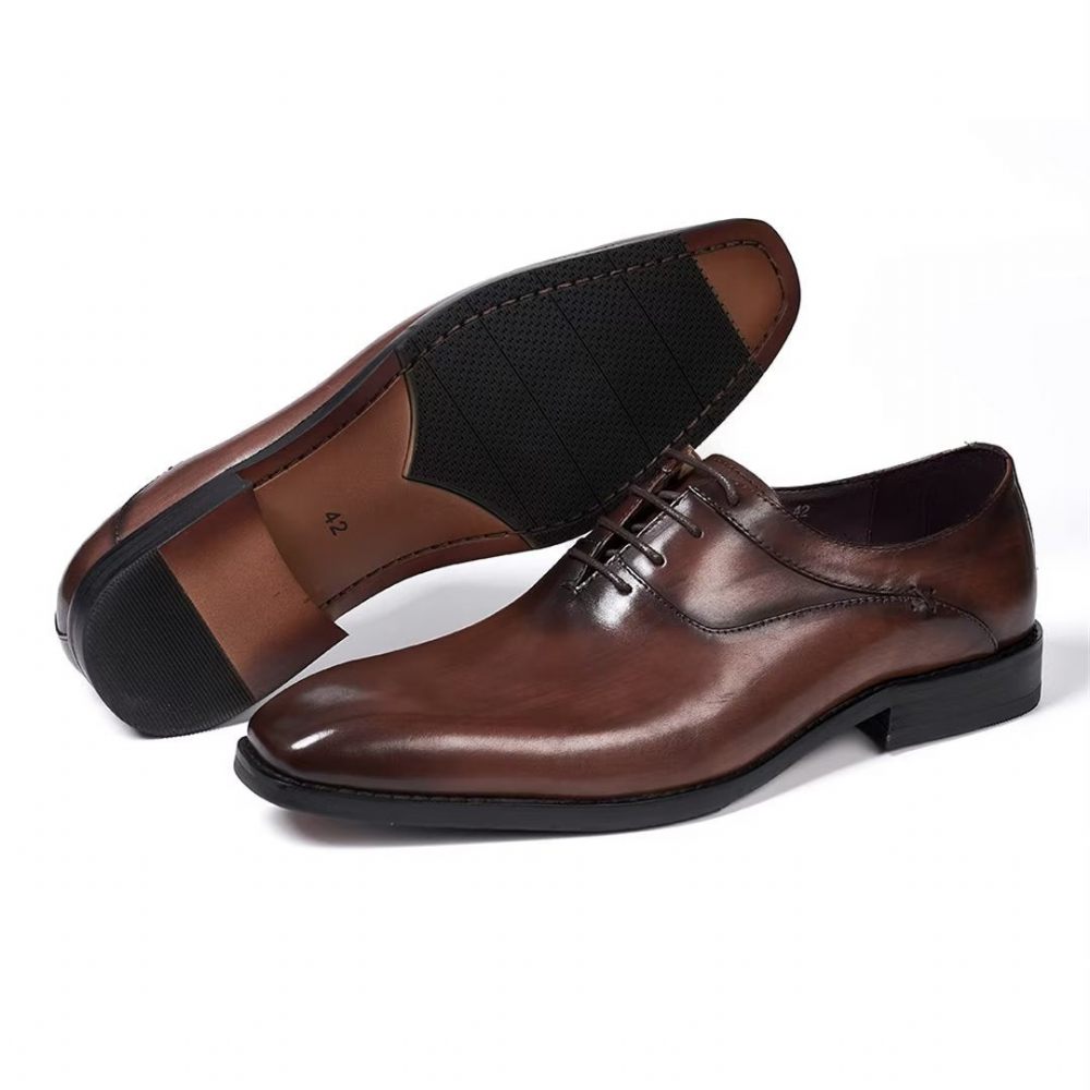 Chaussures Formelles Pour Hommes Sartorial Splendor Dress Footwear - Marron