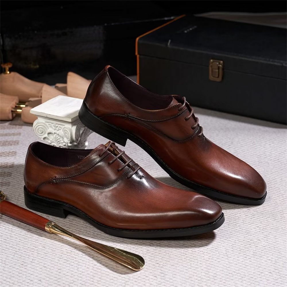 Chaussures Formelles Pour Hommes Sartorial Splendor Dress Footwear - Marron