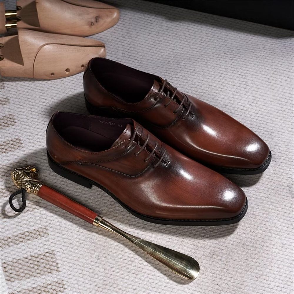 Chaussures Formelles Pour Hommes Sartorial Splendor Dress Footwear - Marron