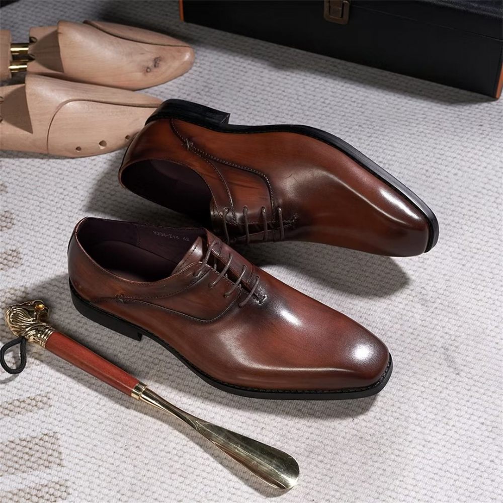 Chaussures Formelles Pour Hommes Sartorial Splendor Dress Footwear - Marron