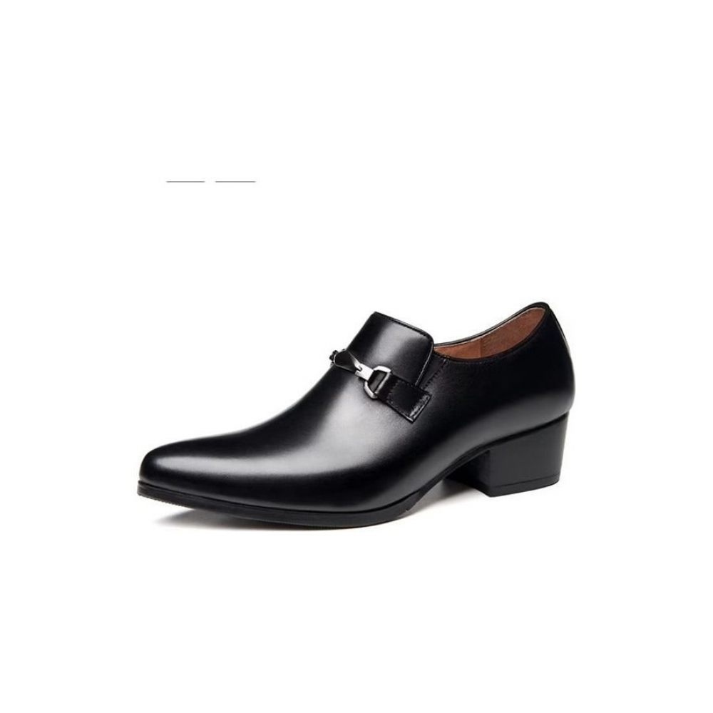 Chaussures Habillées À Bout Pointu Pour Hommes - Noir