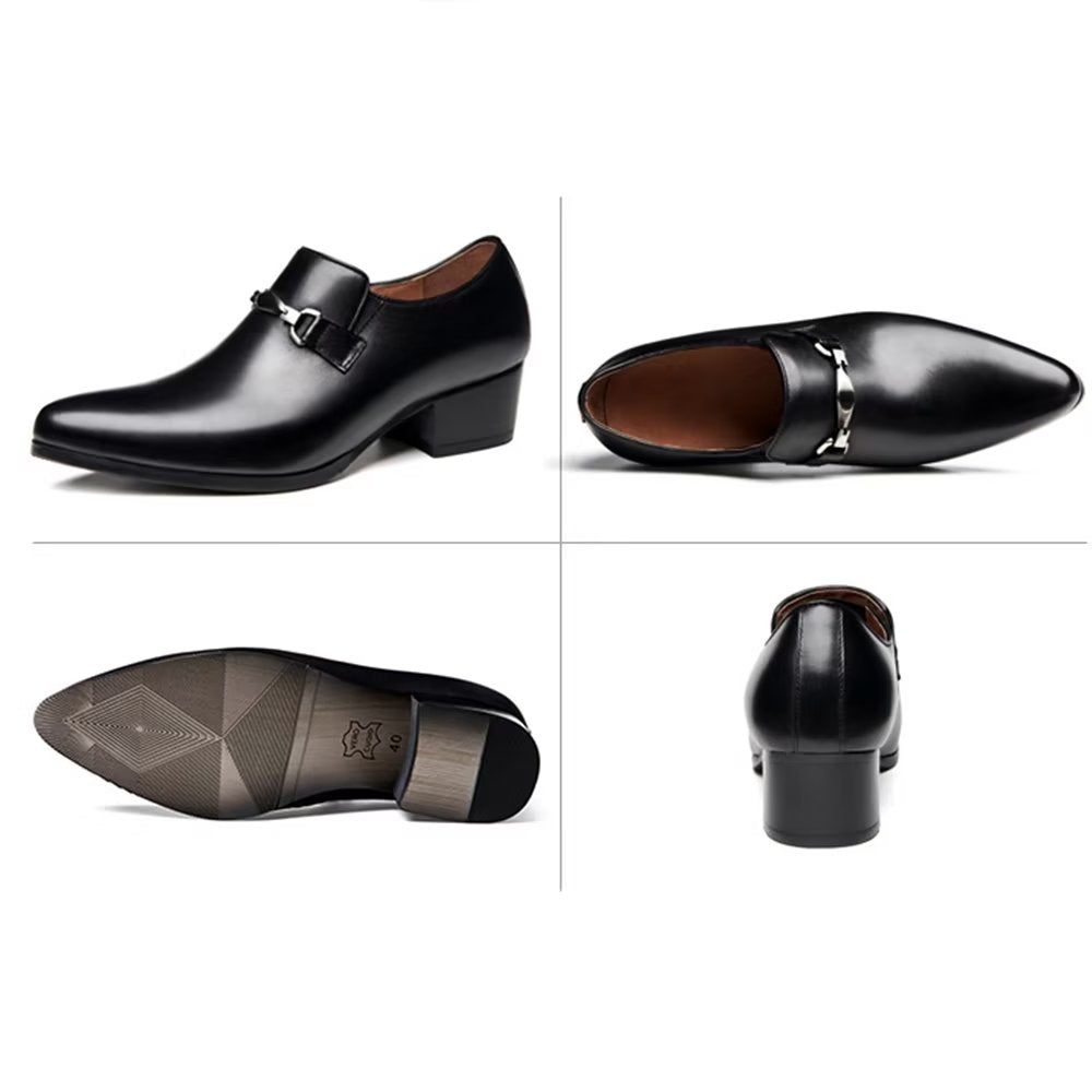 Chaussures Habillées À Bout Pointu Pour Hommes - Noir