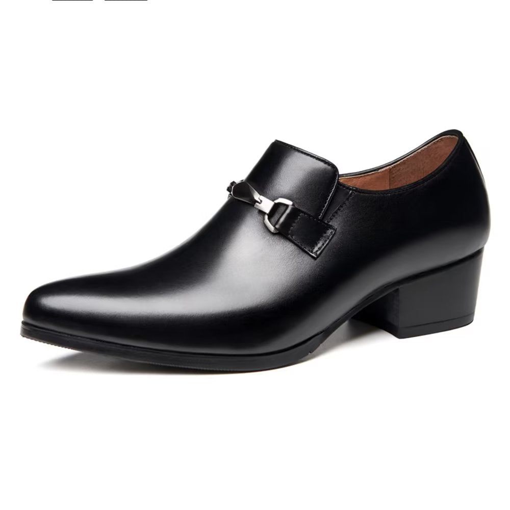 Chaussures Habillées À Bout Pointu Pour Hommes - Noir