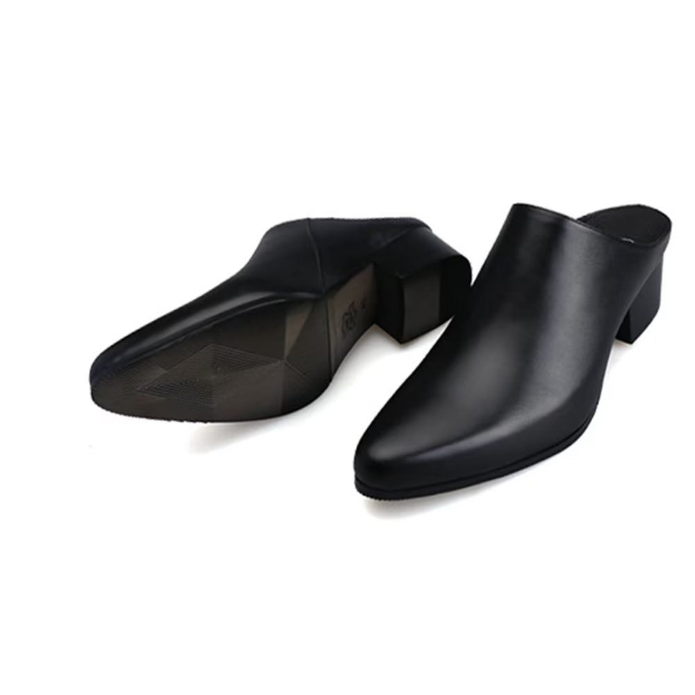 Chaussures Habillées À Bout Pointu Pour Hommes - Noir