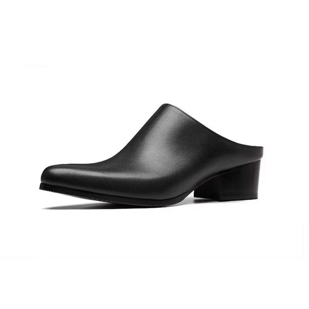 Chaussures Habillées À Bout Pointu Pour Hommes - Noir