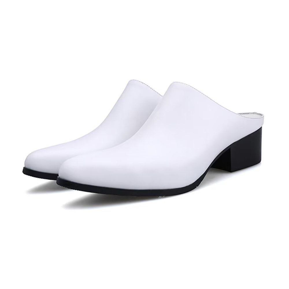 Chaussures Habillées À Bout Pointu Pour Hommes - Blanc