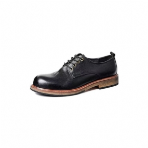 Chaussures Habillées Classiques À Bout Rond Pour Hommes