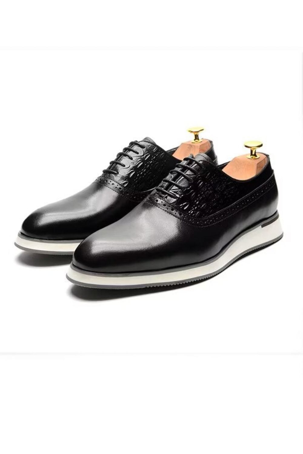 Chaussures Habillées Classiques À Lacets Pour Hommes