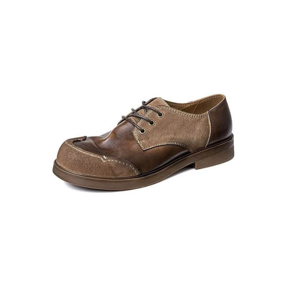 Chaussures Habillées Cuir Pour Hommes - Café