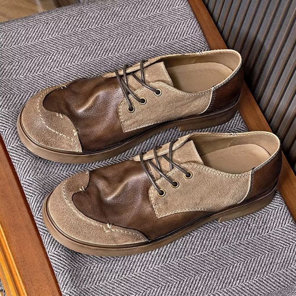 Chaussures Habillées Cuir Pour Hommes - Café