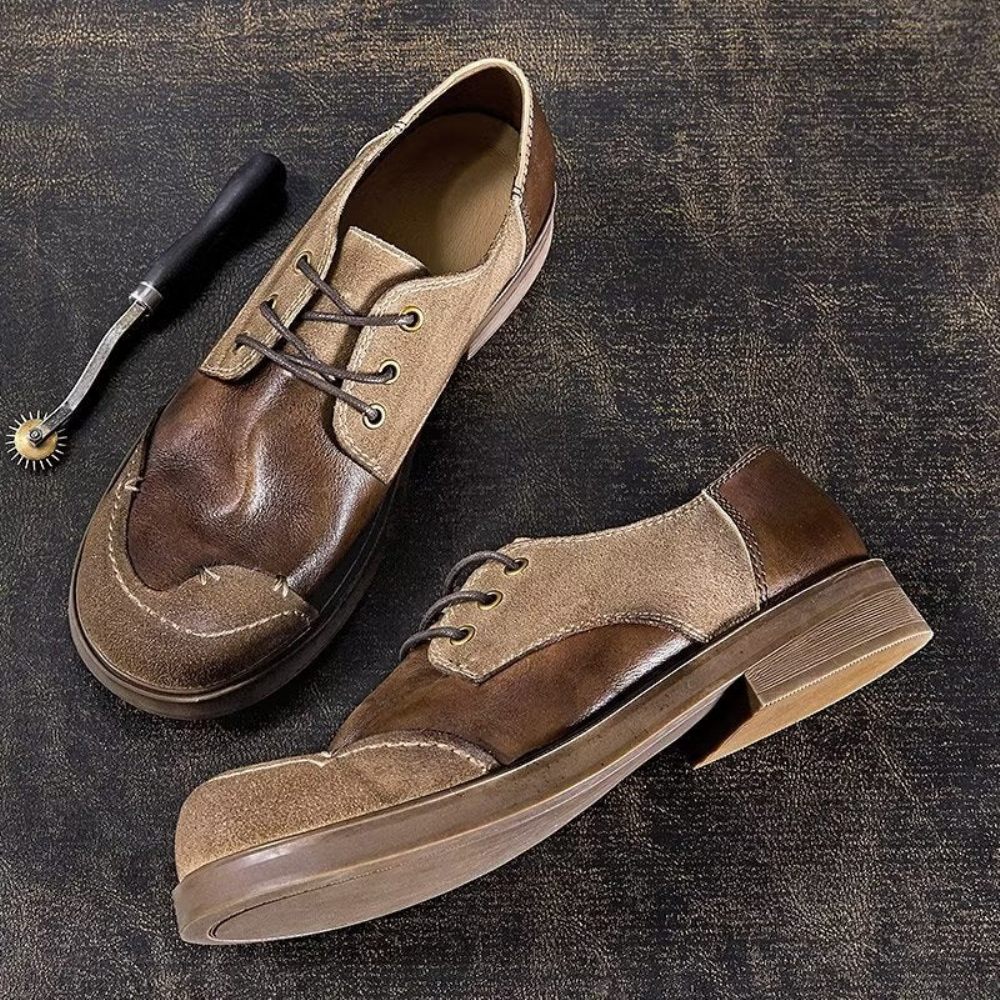 Chaussures Habillées Cuir Pour Hommes - Café