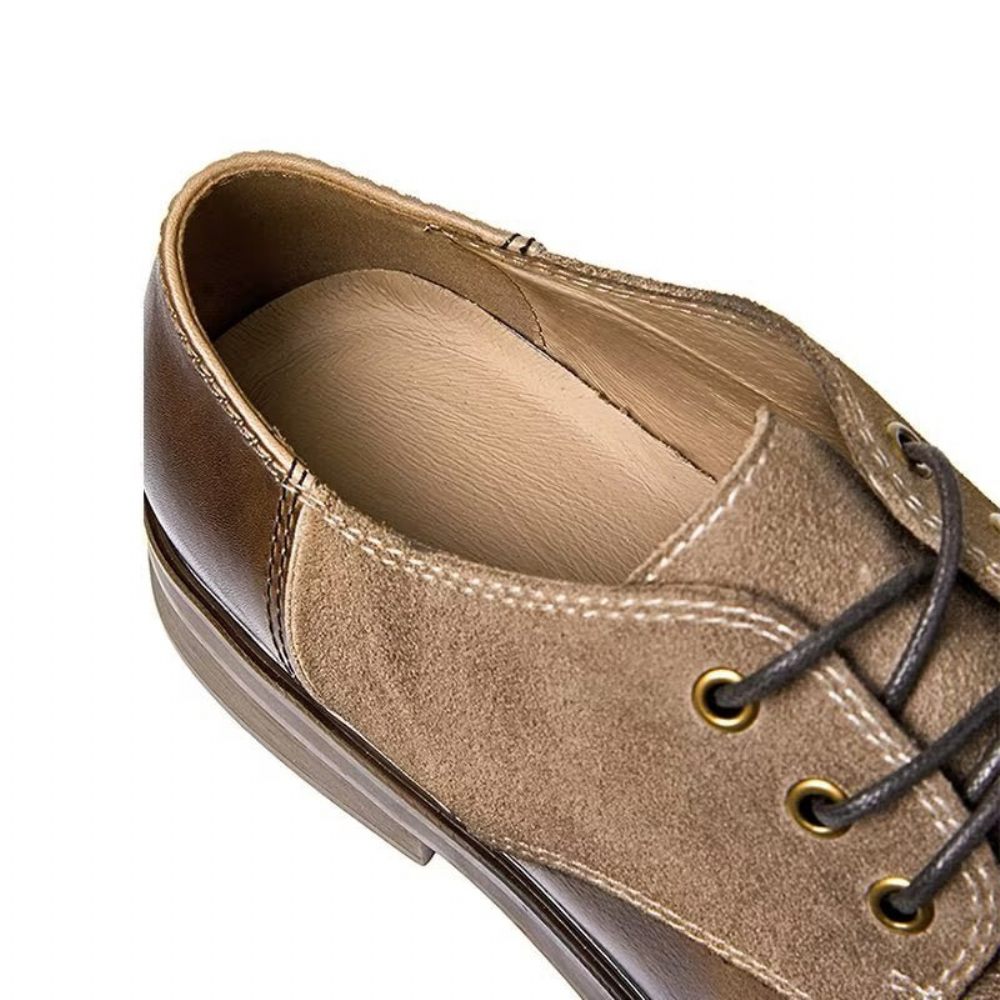 Chaussures Habillées Cuir Pour Hommes - Café