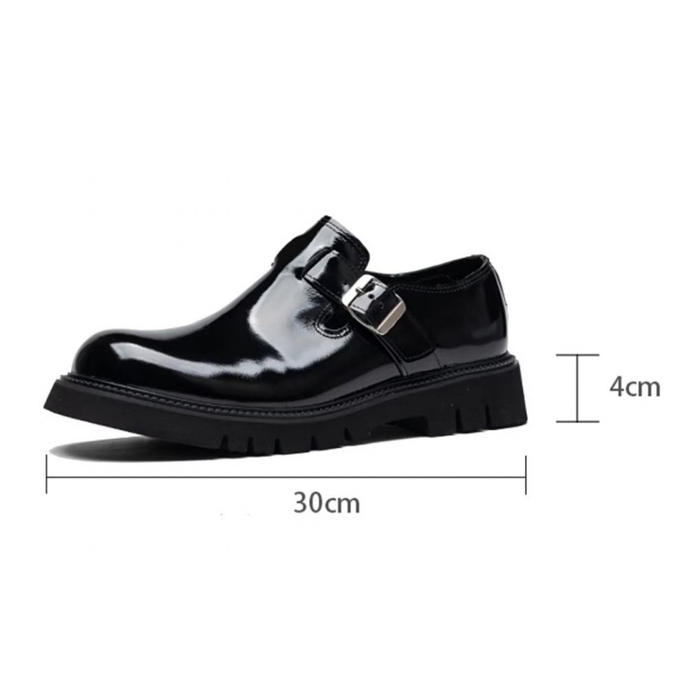 Chaussures Habillées Cuir Pour Hommes Élégance Intemporelle - Noir