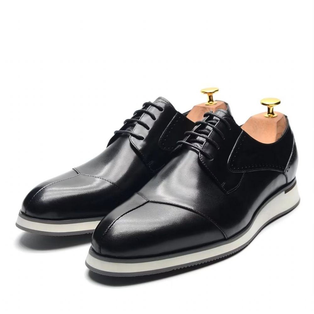 Chaussures Habillées Cuir Luxe Pour Hommes