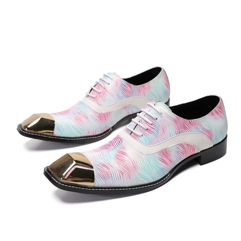 Chaussures Habillées Cuir Vache Pour Hommes - Rose