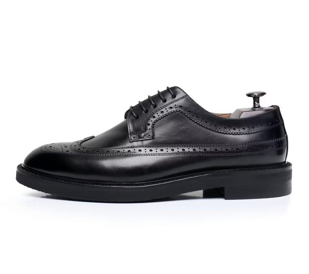 Chaussures Habillées Cuir Vache Pour Hommes - Marron