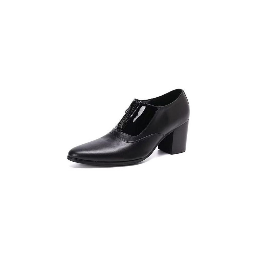 Chaussures Habillées Élégantes À Bout Pointu Pour Hommes - Noir