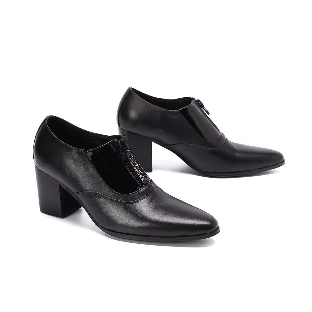 Chaussures Habillées Élégantes À Bout Pointu Pour Hommes - Noir 1