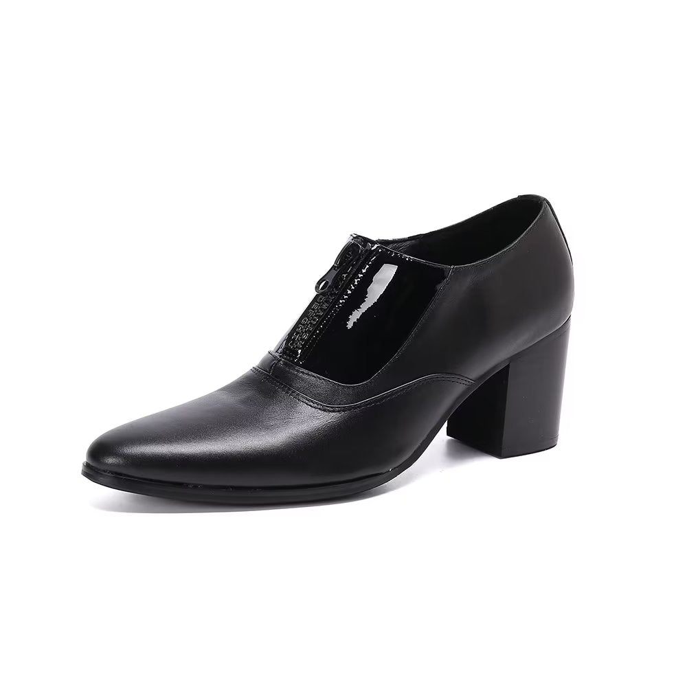 Chaussures Habillées Élégantes À Bout Pointu Pour Hommes - Noir 1