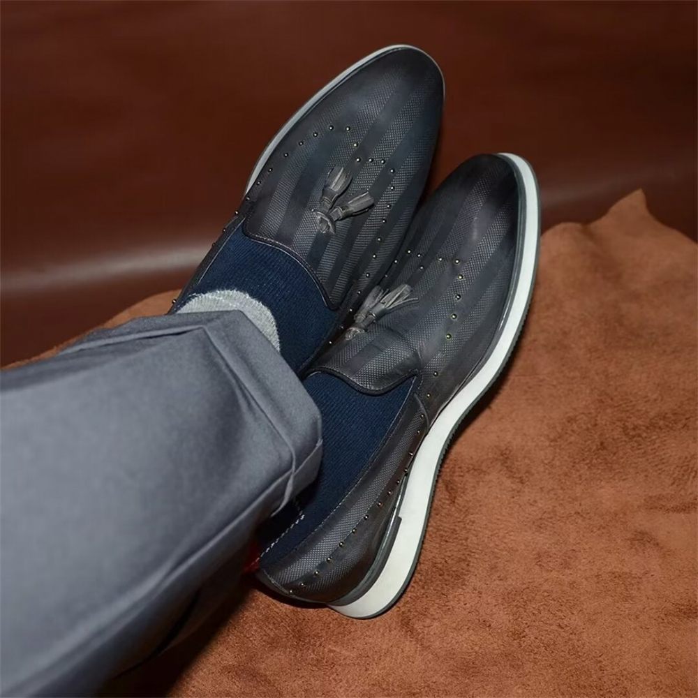 Chaussures Habillées Élégantes Et Raffinées Pour Hommes - Gris