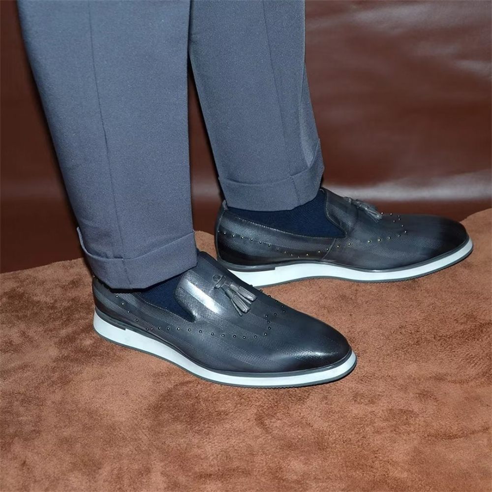 Chaussures Habillées Élégantes Et Raffinées Pour Hommes - Gris