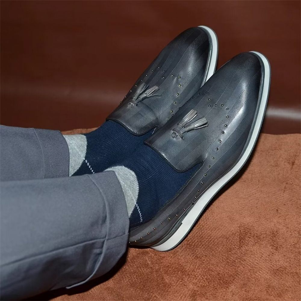 Chaussures Habillées Élégantes Et Raffinées Pour Hommes - Gris