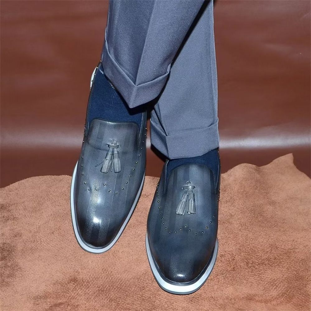 Chaussures Habillées Élégantes Et Raffinées Pour Hommes - Gris