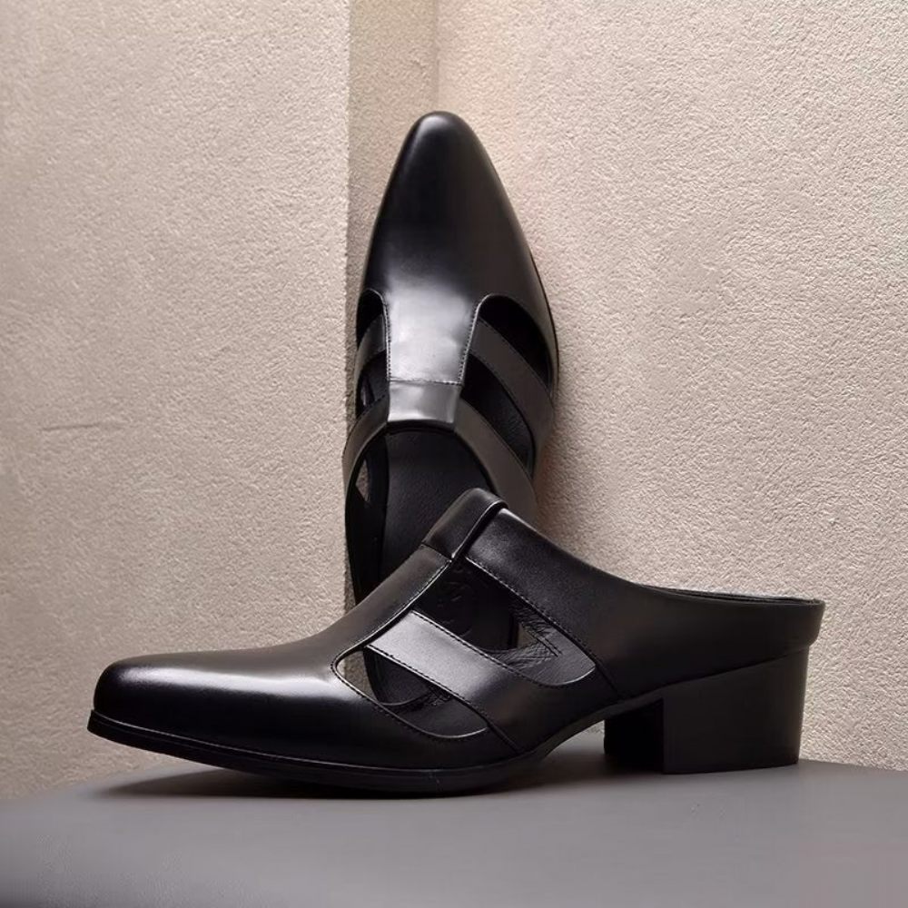 Chaussures Habillées À Enfiler Pour Hommes - Noir