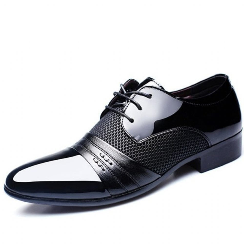 Chaussures Habillées Exotiques À Bout Pointu Pour Hommes - Noir